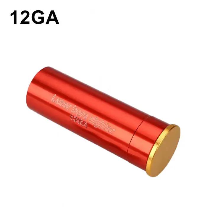 Tactique rouge Laser alésage Sighter chasse tir formation Lasers calibrateur pour 9mm 12GA 20GA.223.308 30-06 calibre pistolet vue