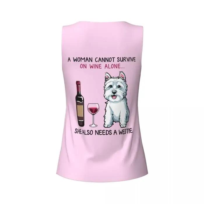 Chemise de yoga de dessin animé drôle de chien personnalisé pour les femmes