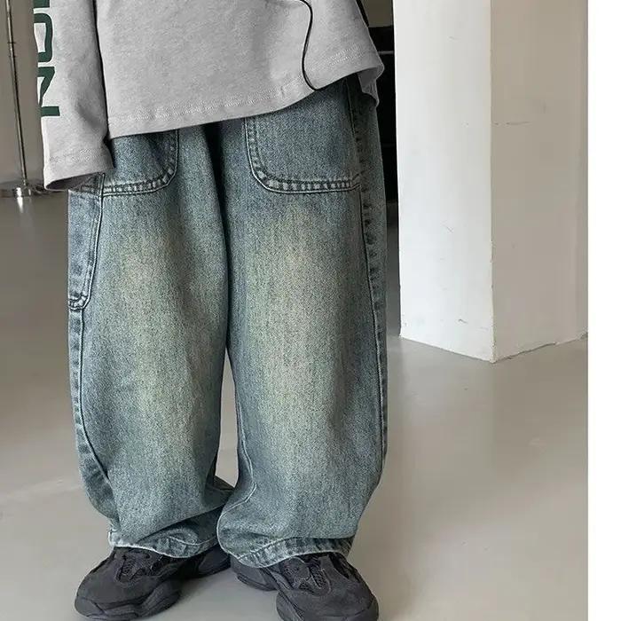 Printemps automne enfant en bas âge garçons Denim pantalon coton Animepattern Babys garçons jean déc