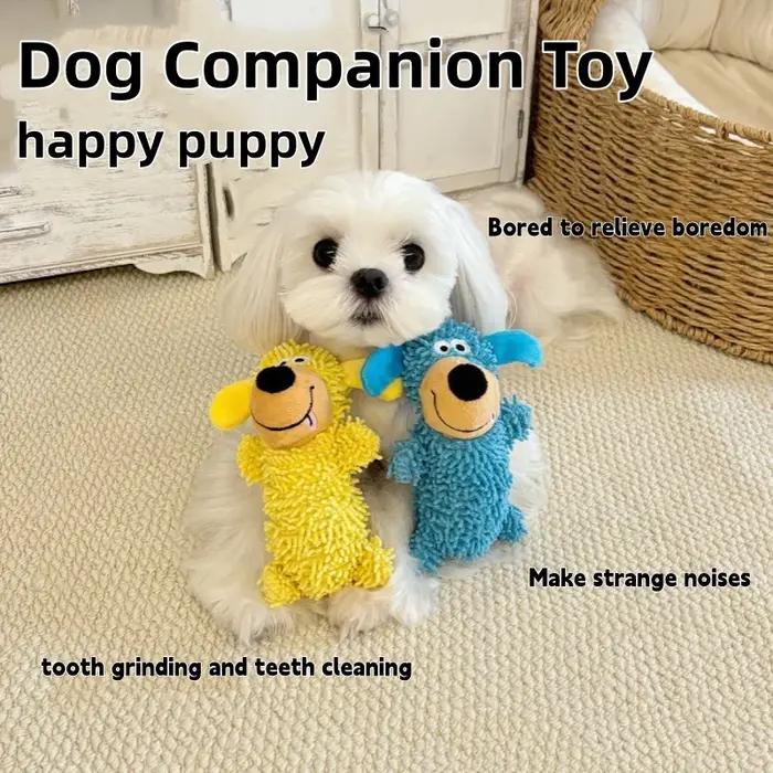 Jouet en peluche pour chien mignon et interactif pour soulager l'anxiété et nettoyer les dents occaions spéciales cadeau pour chiens