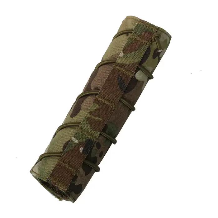 Housse de protection pour silencieux, Camouflage tactique, 7 pouces/18cm, housse de protection pour
