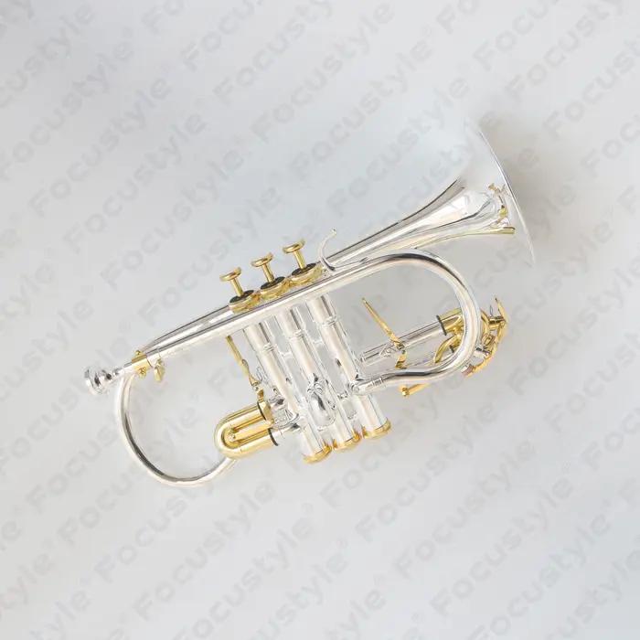Cornet Soprano professionnel haut de gamme, Cornet spécial Eb à vendre, bon prix, Cornet plaqué arge