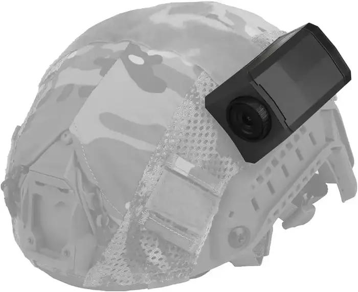 Caméra tactique pour casque avec système de fixation à boucle, accessoire de décoration pour casques, équipement pour tir et jeux CS.