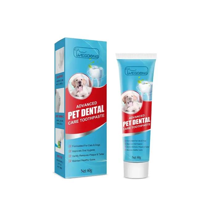 Yegbong dentifrice pour animaux de compagnie pour chiens haleine fraîche nettoyage buccal mauvaise haleine nettoyage de Plaque dentaire soin des chats dentifrice comestible