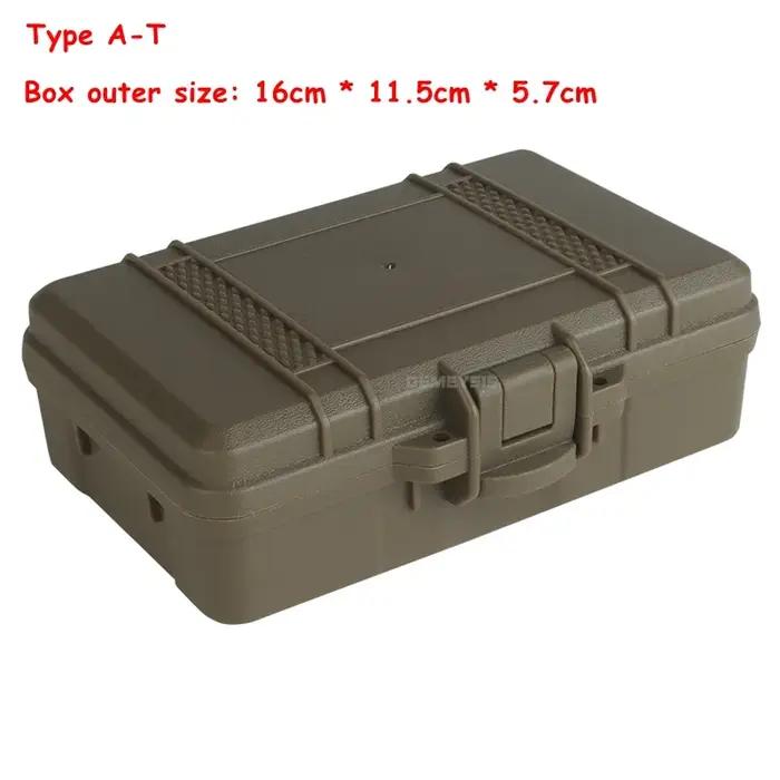 Boîte de rangement de Protection antichoc pour équipement tactique, boîte Laser de tir et de chasse, étui rigide polyvalent pour lampe de poche EDC