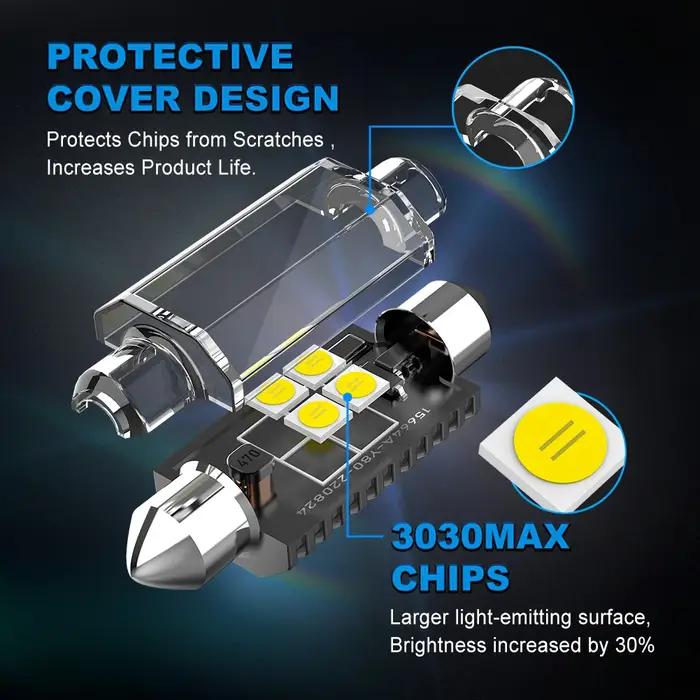 NAO C5W LED CANBUS C10W 12V 3030 SMD guirlande sans erreur 31mm 36mm 39mm 41mm pour lumière intérieu