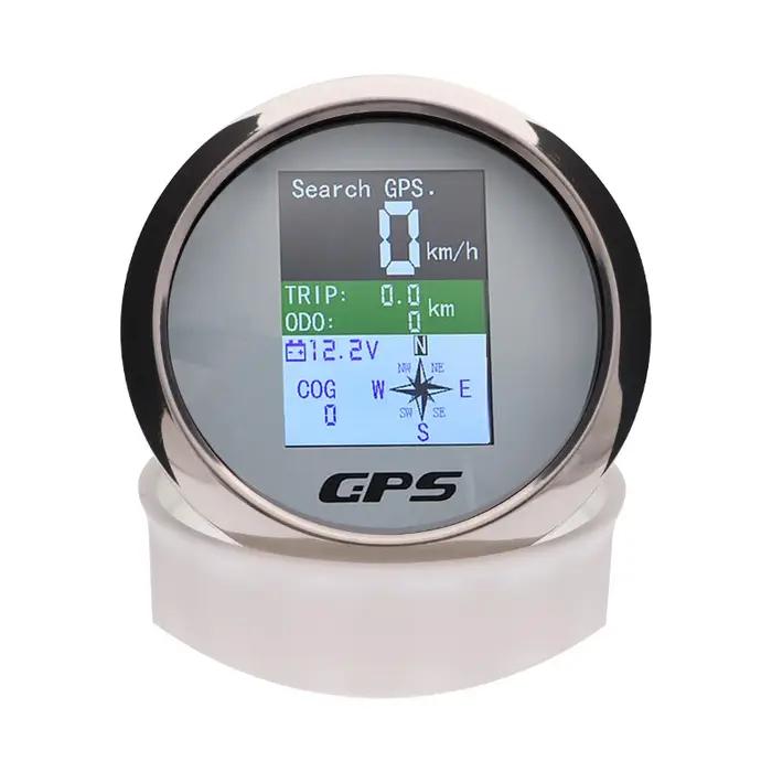 Compteur de vitesse GPS 85mm, odomètre, déclenchement réglable, voltmètre ODO COG, écran TFT, jauges