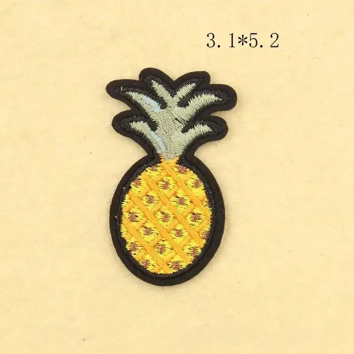 Ensemble d'autocollants en tissu fruits bonbons