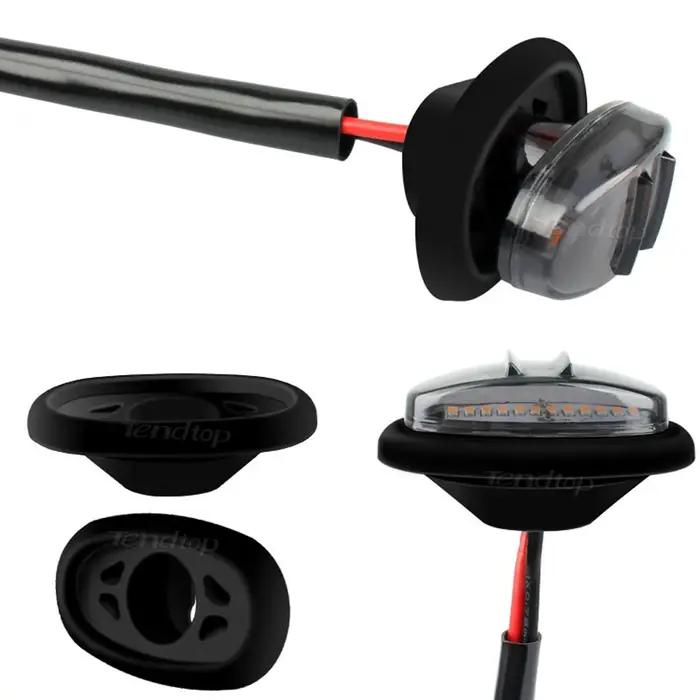4 pièces LED calandre lampe roue garde-boue LED Signal lumineux ambre fumé voiture évaluations pour
