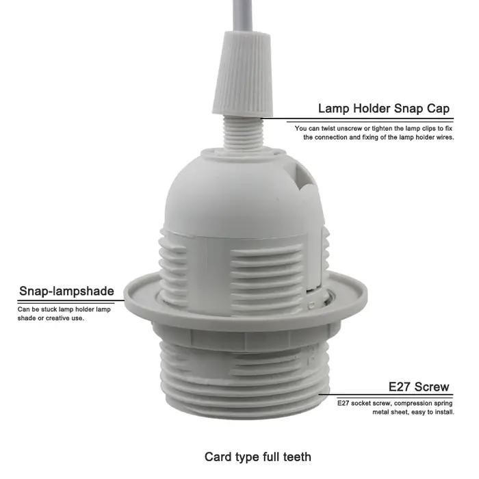 Câble d'alimentation pour support de lampe, 1.8m, E27 ue, luminaire LED suspendu, adaptateur de pris