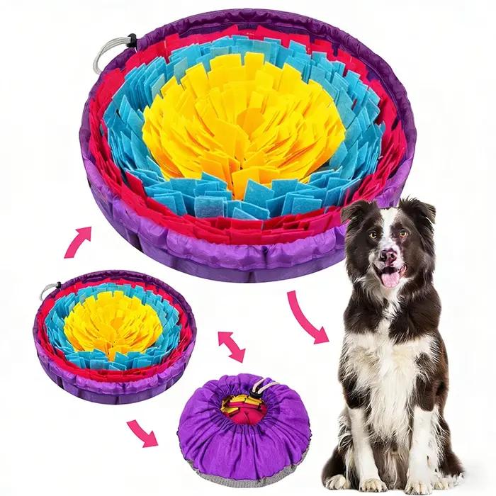 Tapis de reniflement pour animaux de compagnie, tapis d'entraînement pour chiens et chats, tapis ant