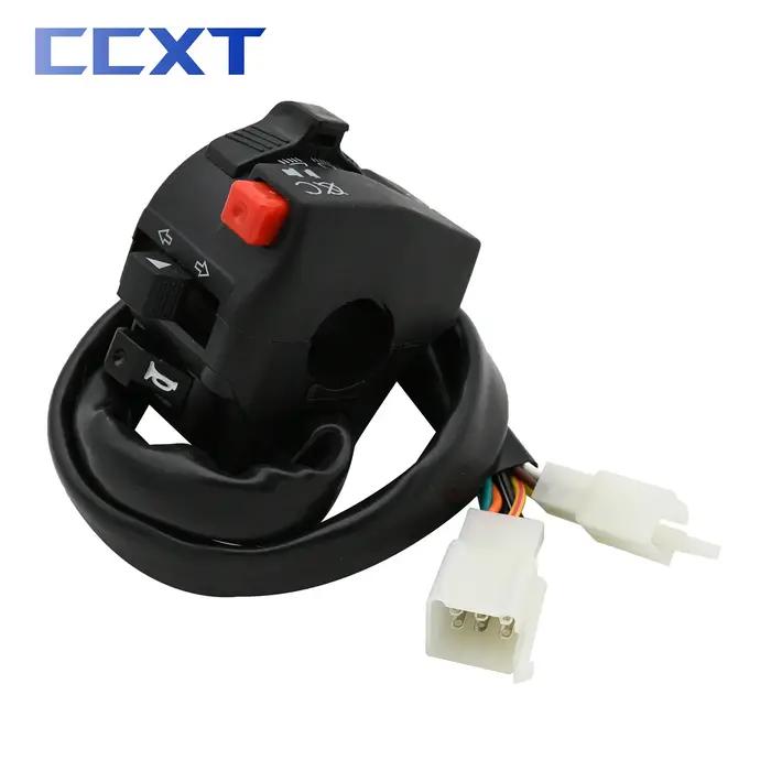 Interrupteur de feu de moto, bouton de clignotant, klaxon, pour ATV, Motocross, Scooter, KTM, Honda,