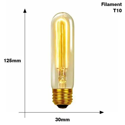 Ampoule Edison Vintage E27 40w 220v ST64 G80 G95