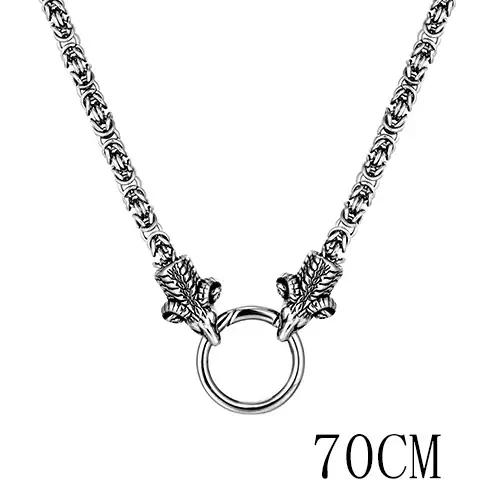 Collier tendance en acier inoxydable pour hommes