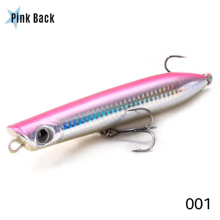 Leurre de pêche Hunthouse Surface Popper 130mm popper dur pour thon et bar rayé en eau de surface océanique pour pêcheurs amateurs et professionnels