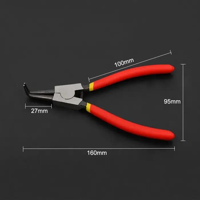 Pince externe interne Portable de 7 pouces, Clips de retenue, pince à circlips multifonctionnelle po