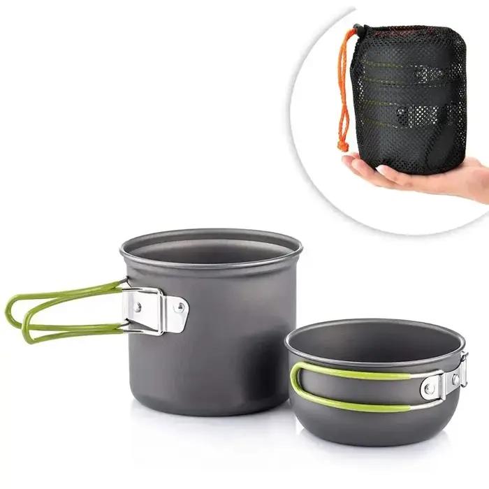 Ensemble de casseroles de camping ultralégères : Kit de cuisine