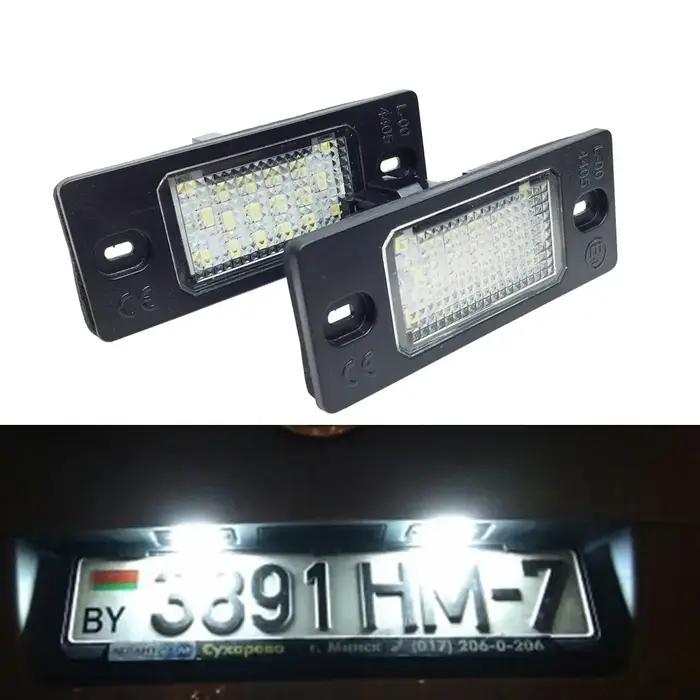 Lampe de plaque de planificateur de numéro LED, lampe de queue automatique, pas courageux, SMD, blan