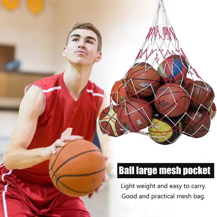 Filet de sport extérieur pour 10 ballons – Sac de transport portable