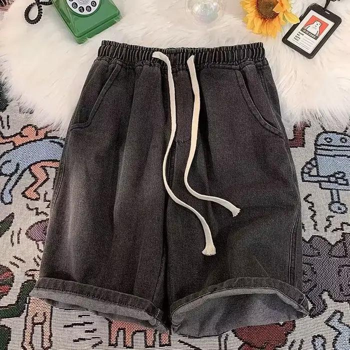 Jean noir Vintage Y2k pour hommes