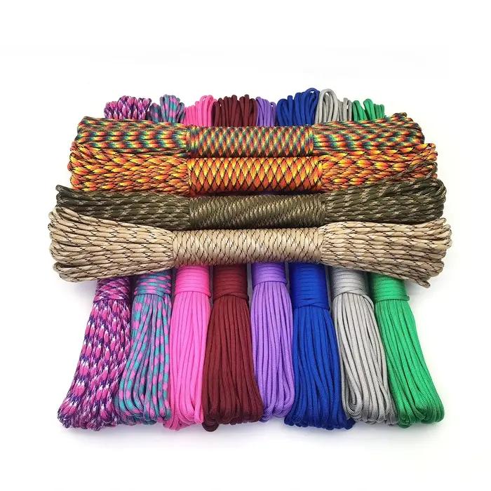 Nouvelle couleur Dia 4 MM 31 mètres 9 noyaux de support Paracorde Parachute cordon lanière tente cor
