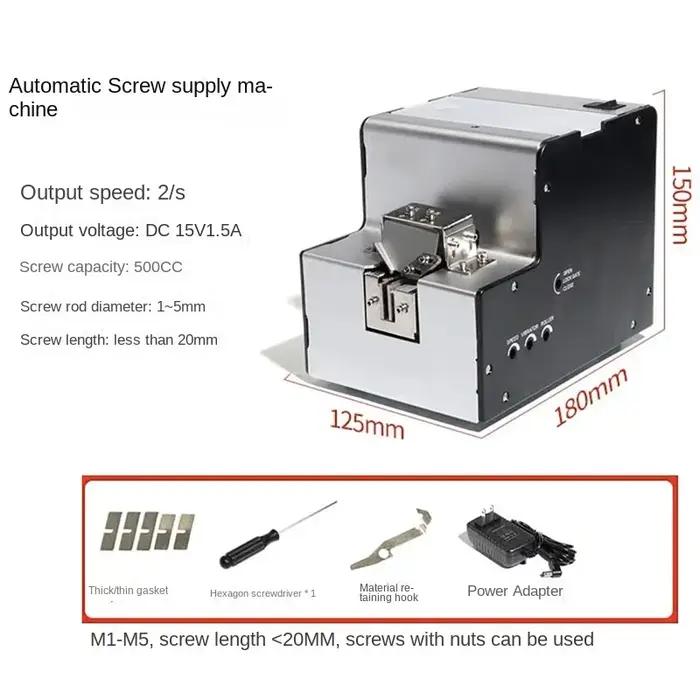 Machine d'arrangement de vis entièrement automatique 220V, distributeur de vis automatique, convoyeu