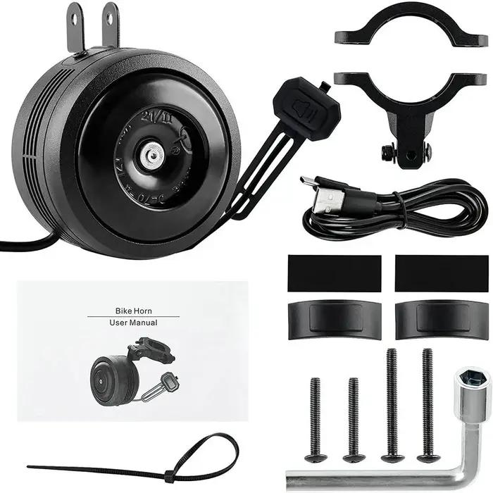 125db USB rechargé vélo cloche électrique moto Scooter