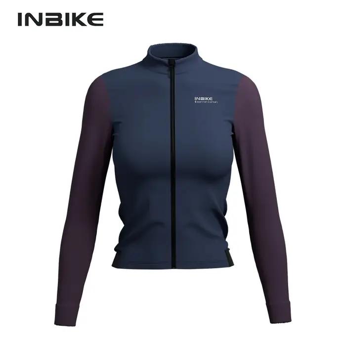 INBIKE hiver polaire femmes à manches longues maillot automne thermique cyclisme costume montagne route vélo veste coupe