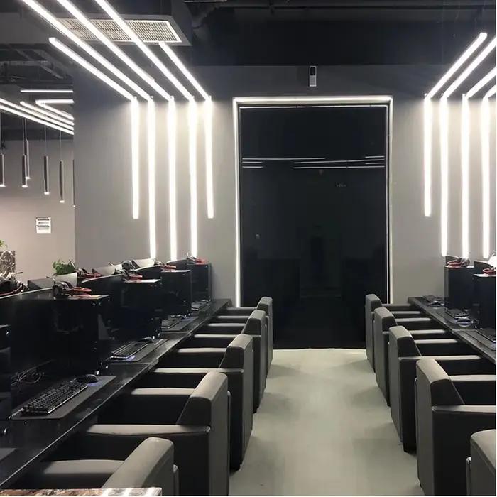 Profilé en aluminium LED, 0.5 m/pièce, coin en forme de U/V/W pour barre de bande LED 5050 2835, sup