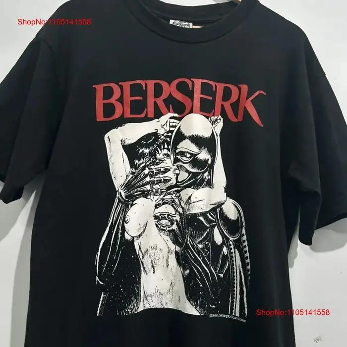 Griffith Berserk t-shirt Style rétro noir coton S 5XL KH14992 vintage lavé unisexe graphique mode confortable doux