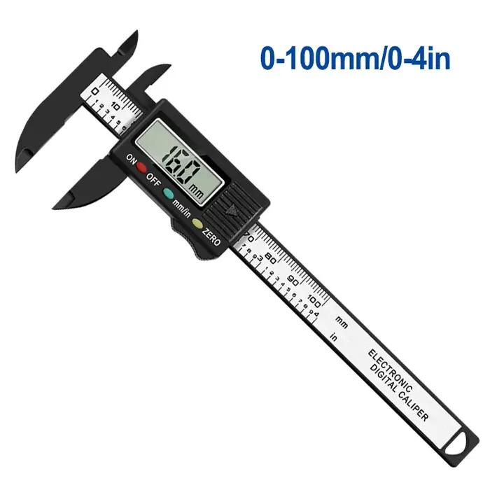 Pied à coulisse numérique LCD, altimètre électronique micromètre, outil de mesure, règle en plastiqu