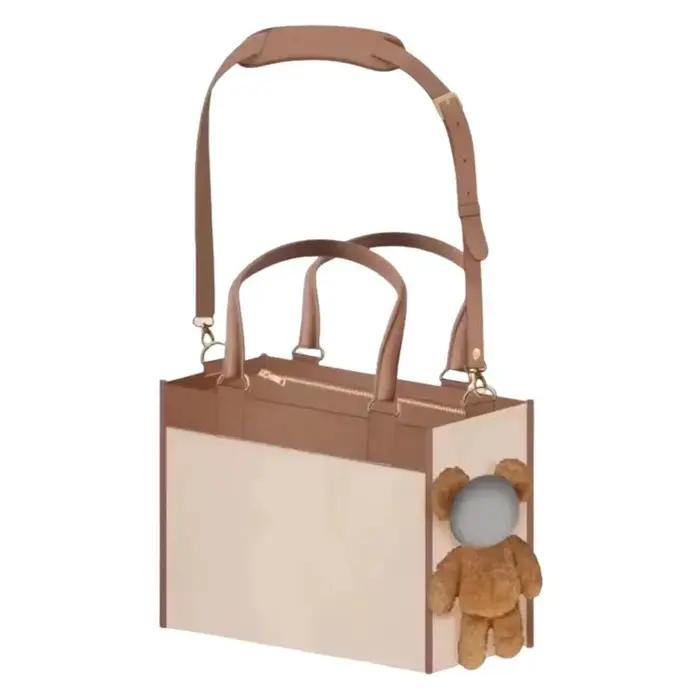 Fourre-tout de transport pour chien avec pince à laisse, sac à bandoulière souple pour fenêtre de pê
