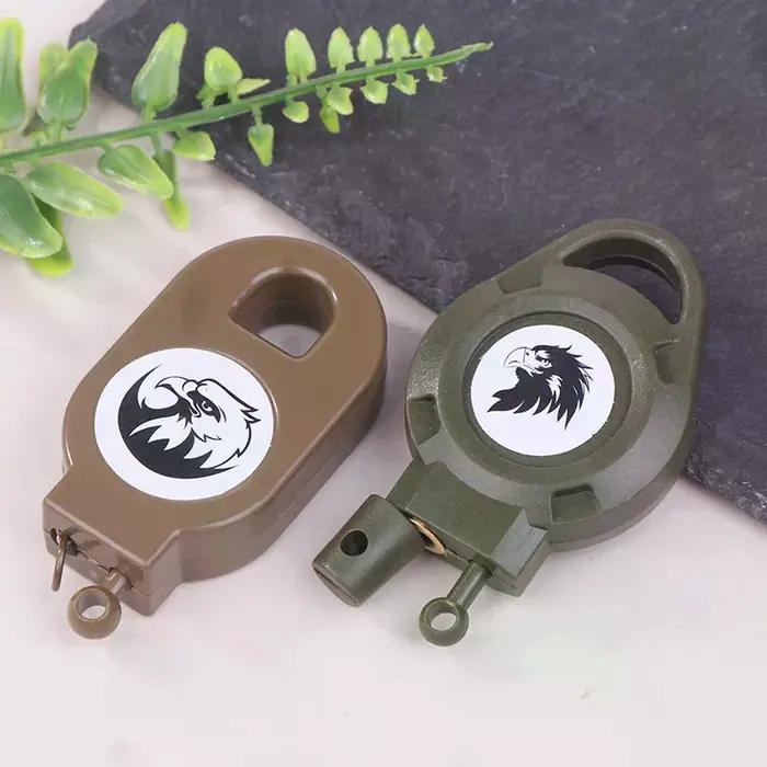 Porte-clés de chasse polyvalent ; Clip piège à installation rapide ; Matériau durable idéal pour la capture de volaille