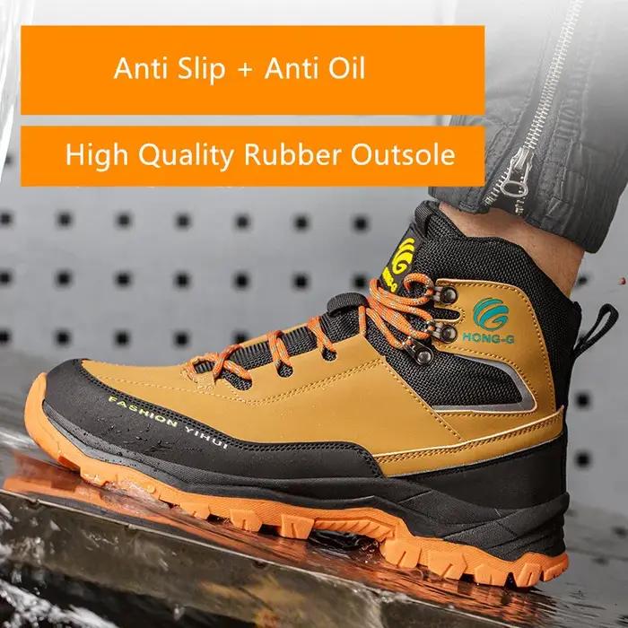 Chaussures de sécurité homme baskets imperméables bout en acier pour travail en milieu industriel et agricole à offrir comme cadeau professionnel