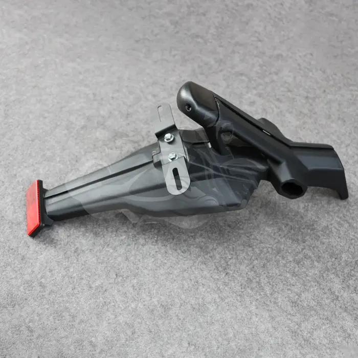 Garde-boue arrière en plastique ABS pour Kawasaki VERSYS KLE650 2021-2025 protection contre les débris de la route installation facile style élégant sécurité pour motards