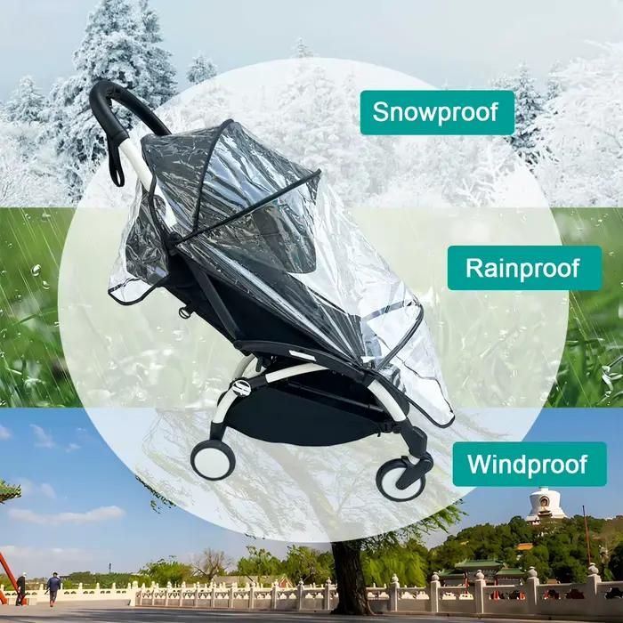 Housse de pluie pour poussette pour Babyzen YOYO/YOYO+/YOYO2 & Stokke YOYO3 - Protection météo EVA t
