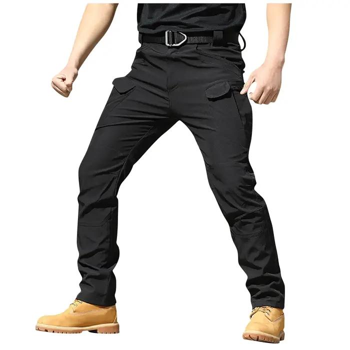 Pantalon cargo classique homme multi-poches style safari pour chasse randonnée pêche et activités outdoor printemps automne
