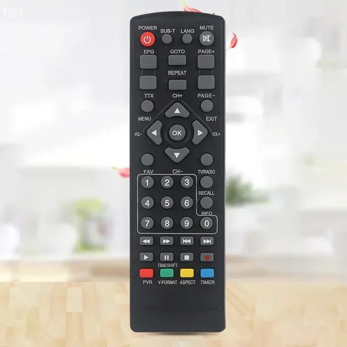 Télécommande avancée pour DVB-T2, parfaite pour HDTV et décodeur intelligent