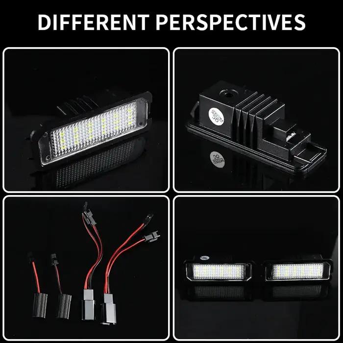 2 feux de plaque d'immatriculation LED Canbus blanc pour SEAT Altea 2007-2010 SEAT Leon 2006-2010 am