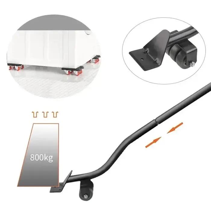 Ensemble de rouleaux de transport de déplacement de meubles, ensemble d'outils de levage de retrait,