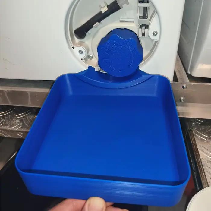 Entonnoir de vidange pour lave-linge - utilisé pour nettoyer le bac de récupération des résidus du filtre anti-peluches