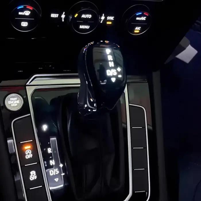 Pommeau de levier de vitesse LED DSG, bâton de levier de vitesse automatique pour VW Golf 7 6 Jetta