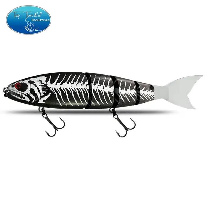Leurre de pêche flottant et coulant articulé