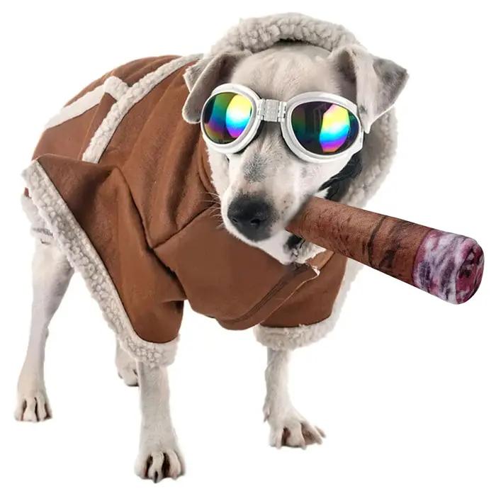 Jouet drôle pour chien avec son grinçant interactif et douceur remplie de coton en peluche pour chiots et chiens de