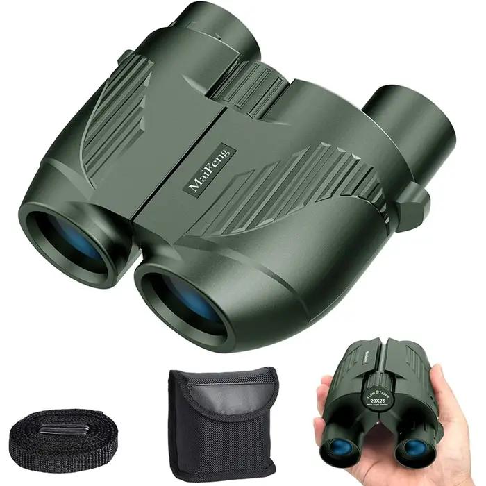 Jumelles Compactes Adultes Puissantes 20x25 Mini pour Enfants Observation Ornithologique Voyage Concert Chasse
