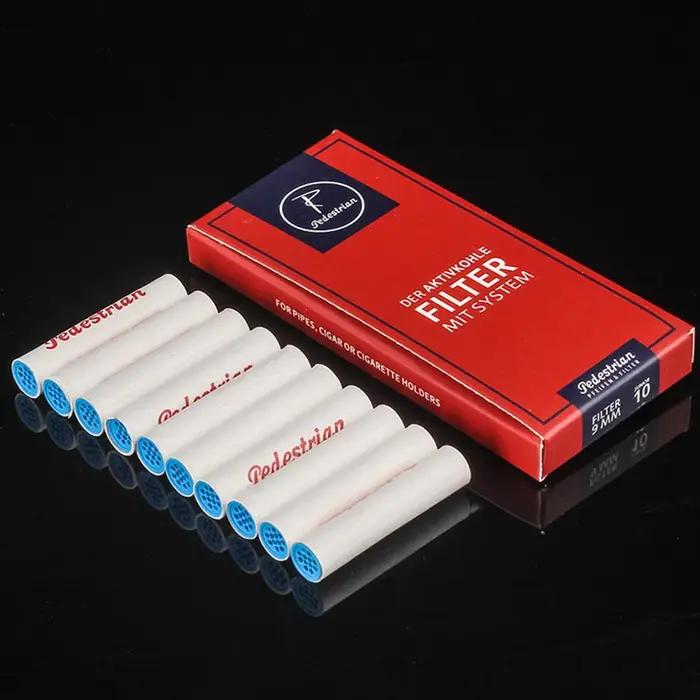 100 filtres à charbon actif de 9 mm pour porte-cigarettes, cigares et pipes – Accessoires pour fumeu
