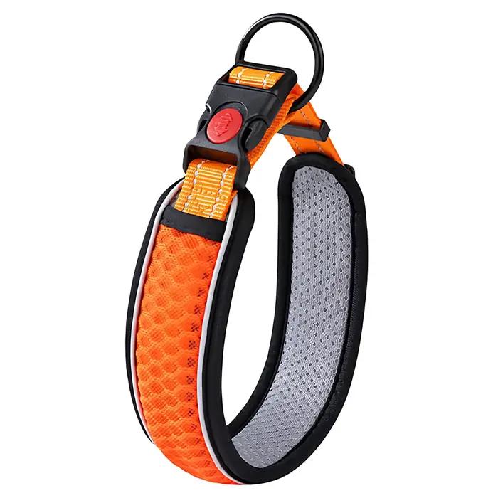 Collier pour chien, sangle de cou réglable pour la promenade
