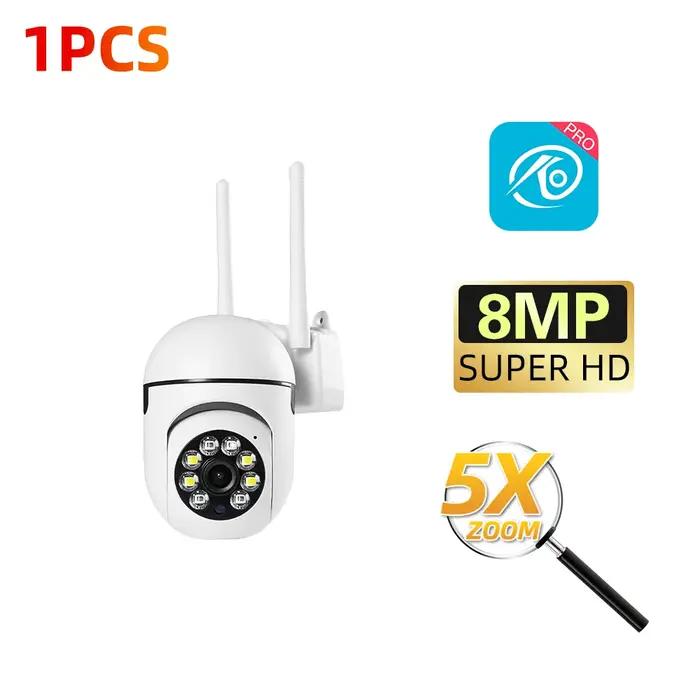 Caméra de surveillance intérieure O-Kam Pro 8MP WiFi 2.4G avec vision nocturne couleur pour sécurité résidentielle et surveillance de la maison occassions quotidiennes et spéciales
