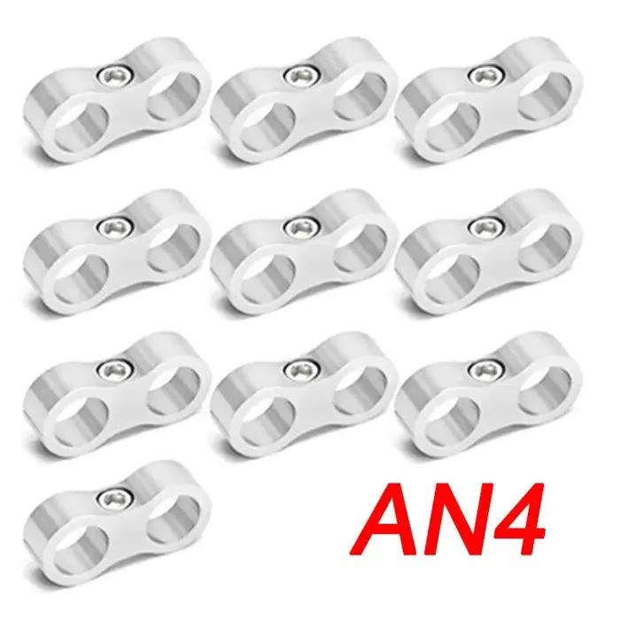 10 pièces universel en aluminium AN4 AN6 AN8 AN10 AN12 voiture billette huile carburant eau tuyau Tube séparateur sépara