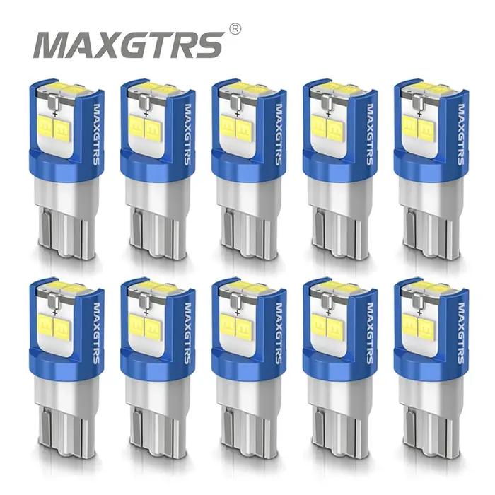 Ampoule LED W5W 10x19 194 168 T10 3030 DRL, marqueur latéral pour voiture, largeur de stationnement,